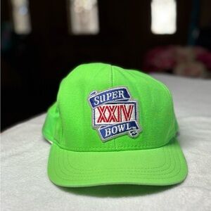 Neon Green Super Bowl XXIV Cap